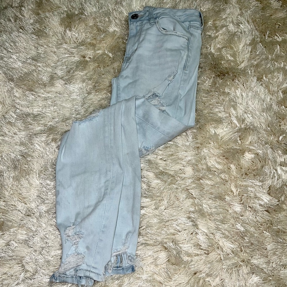 White Wash / Light Blue Skinny Jeans